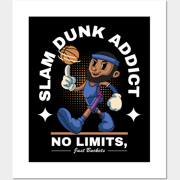 Slam Dunk Addict Wall Art by milatees